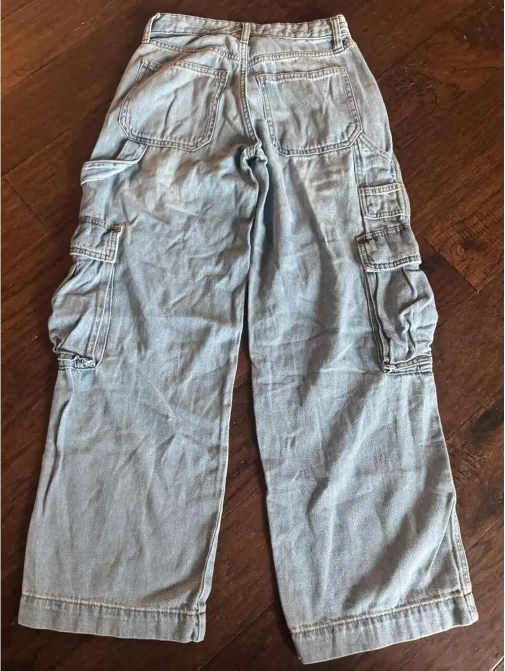 Wild Fable Mid-Rise Baggy Cargo Jeans – Size 00
